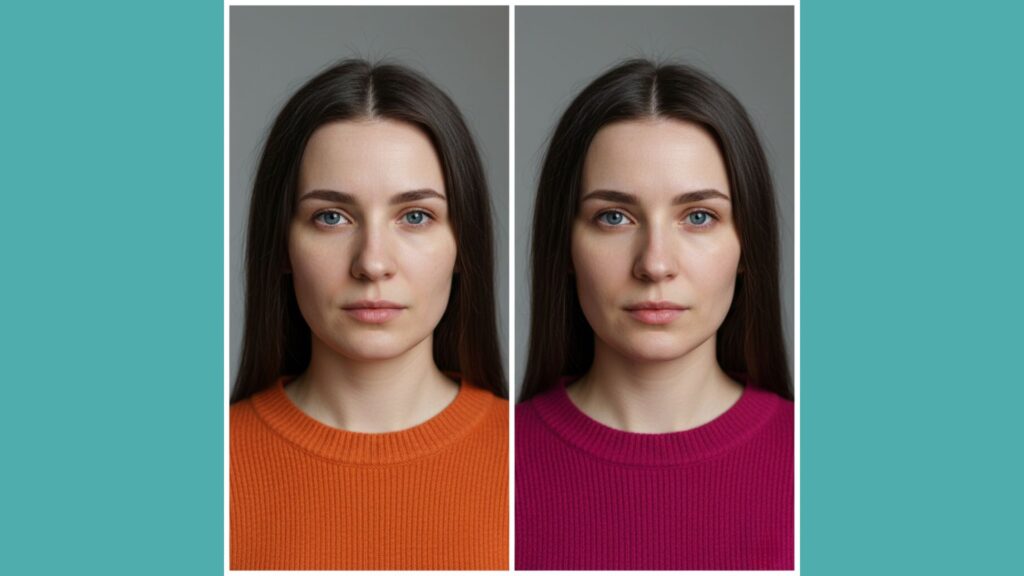 How to identify your skin undertone by color draping